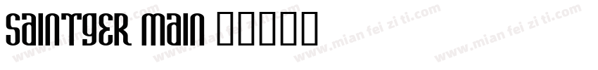 saintger main字体转换